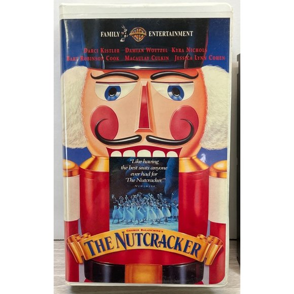 The Nutcracker VHS George Balanchine 1994 Vintage Christmas Movie Warner Bros - Picture 3 of 6